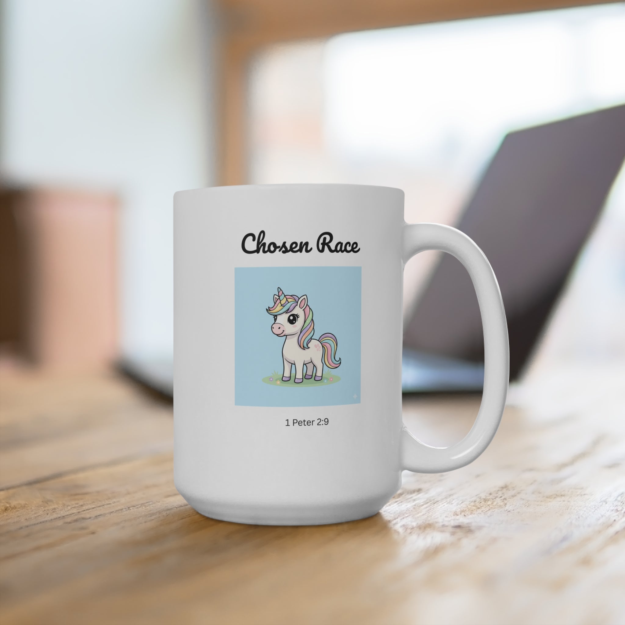 Christian Unicorn Bible Verse Coffee Mug – Faith-Inspired Scripture Mug | Christian Unicorn Mug Gift