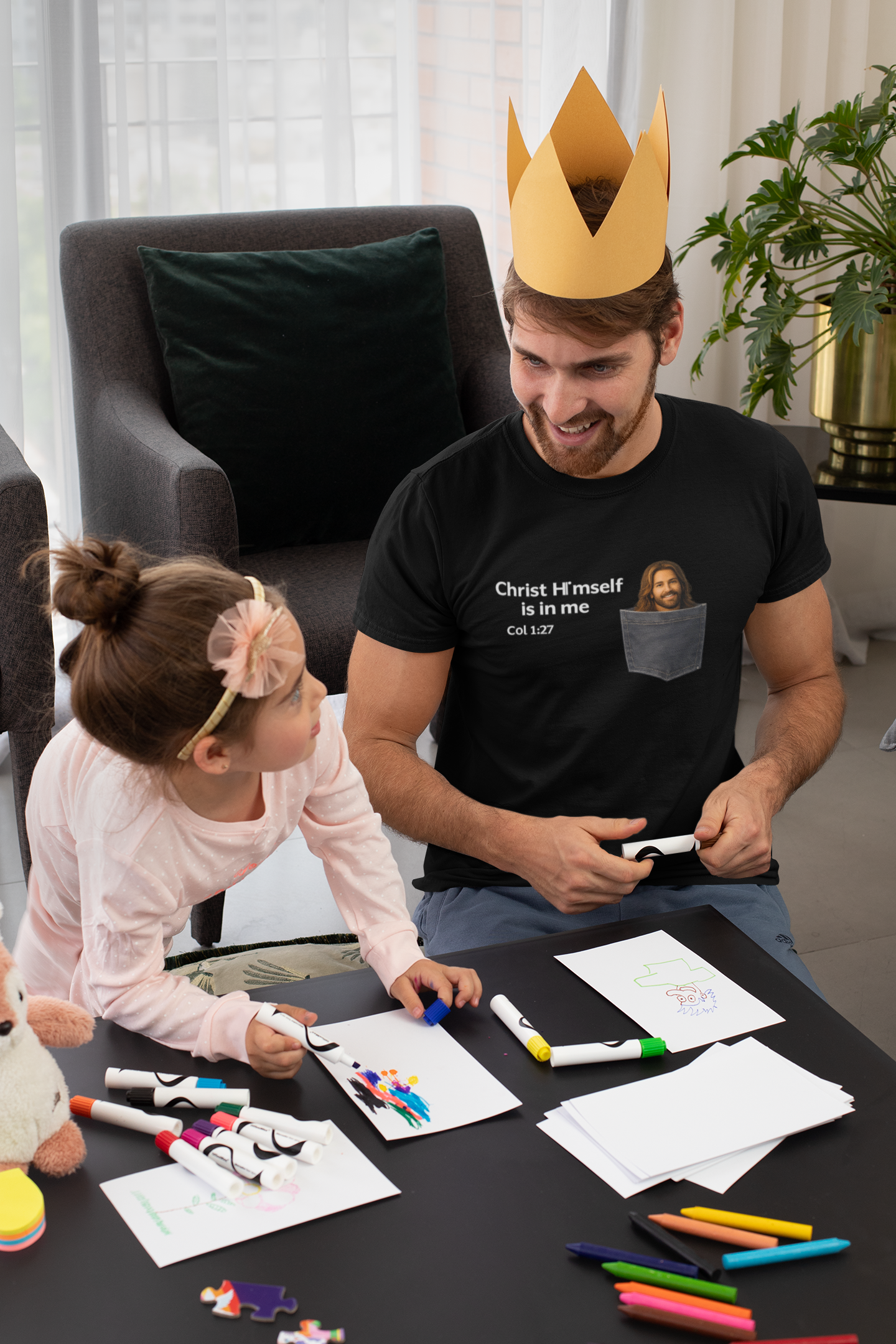 Christian “Christ Is in Me” T-Shirt – Bible Verse Faith Shirt | Inspirational Christian Apparel