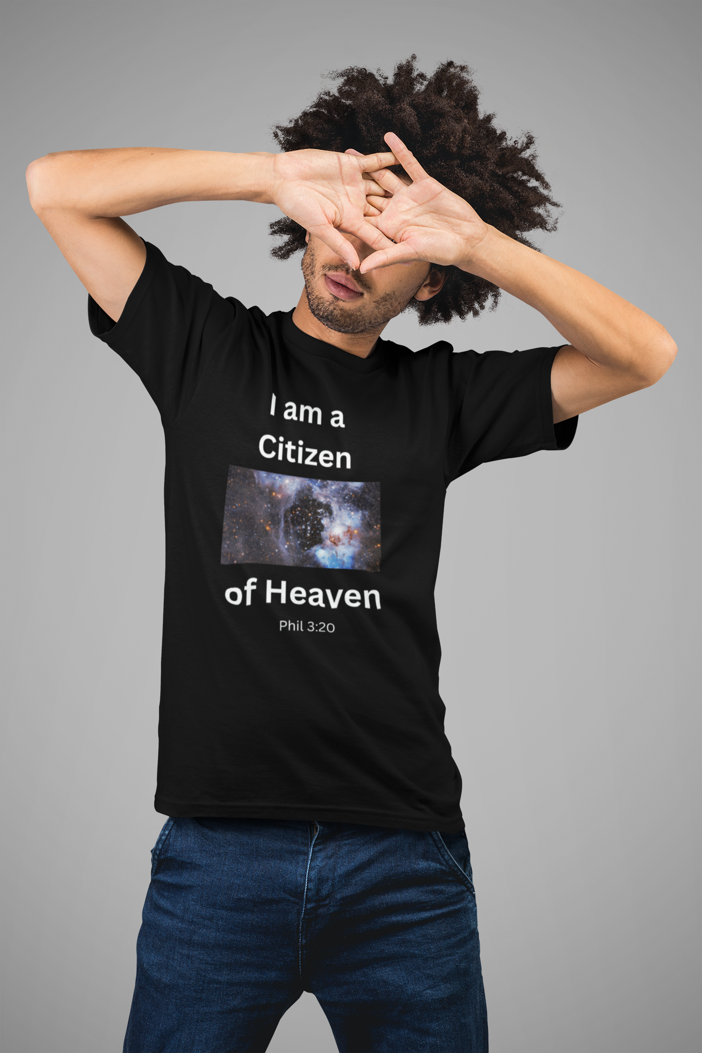 Christian Citizen of Heaven T-Shirt – Philippians 3:20 Bible Verse Shirt, Faith Based Christian Gift