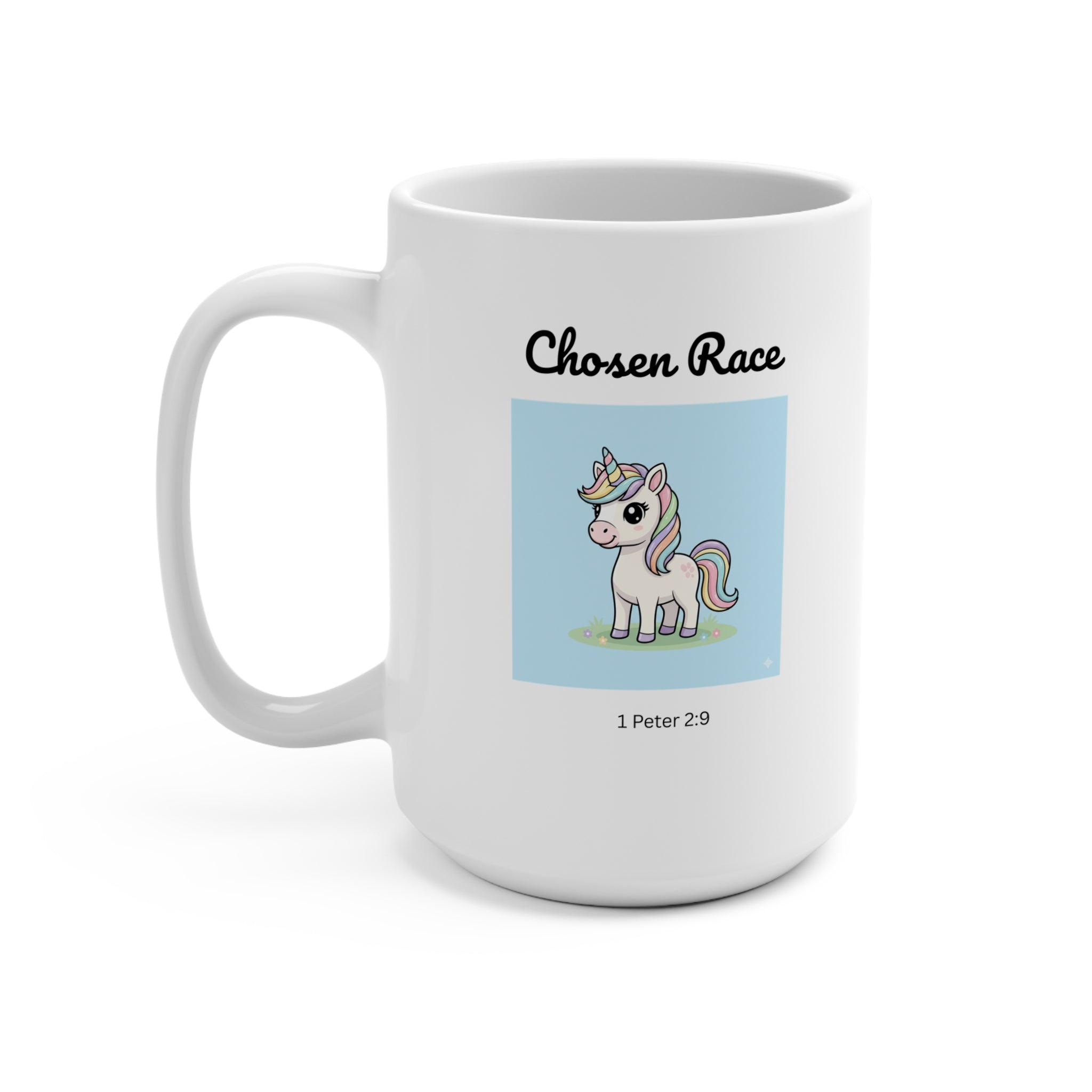Christian Unicorn Bible Verse Coffee Mug – Faith-Inspired Scripture Mug | Christian Unicorn Mug Gift